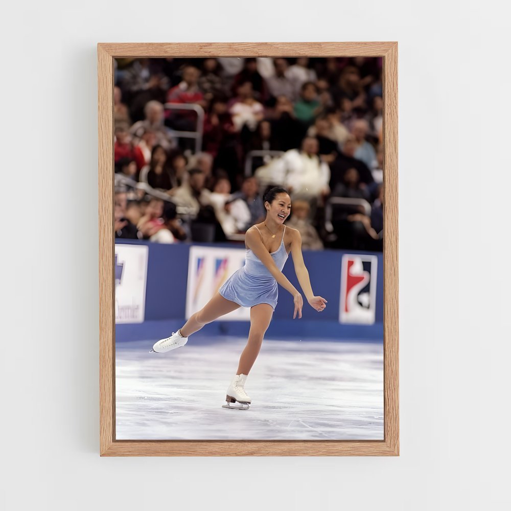 Poster Michelle kwan tournée – affiche Patinage artistique (vue 4)